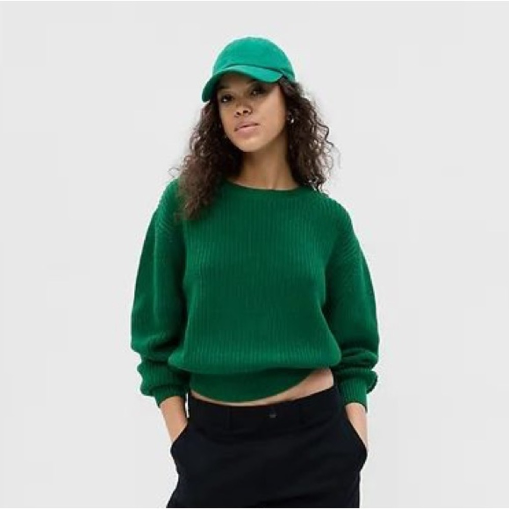 GAP Shaker-Stitch Crewneck Sweater